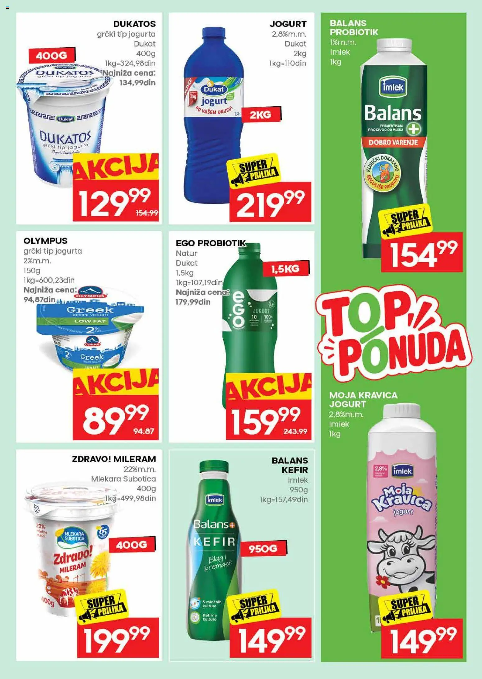 Roda katalog - važi od 06.08.2026 | Strana: 17 | Proizvode: Dukatos, Moja kravica, Jogurt