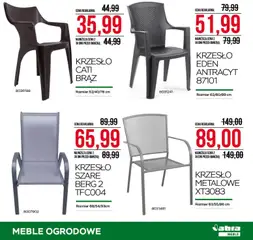 Pogląd oferty "Abra meble gazetka" - ważna od 27.05.2026 | Strona: 11 | Produkty: Krzesło, Meble ogrodowe