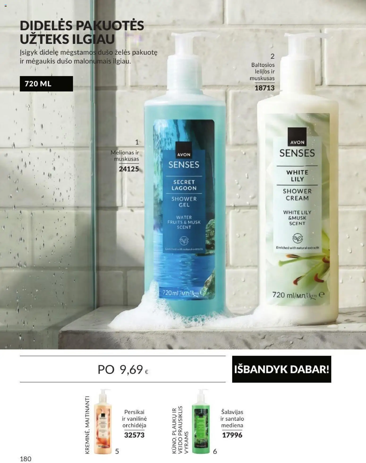 AVON akcijos nuo 2026.09.01 | Puslapis: 180 | Prekių: Prausiklis