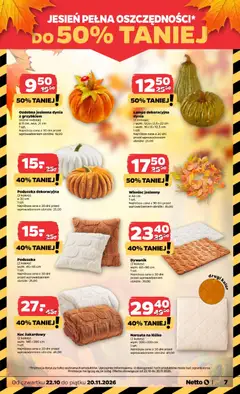 Pogląd oferty "Poduszka, Poduszka (2 kolory) wym. 45x45 cm 1 szt." - ważna od 22.10.2026 | Strona: 7