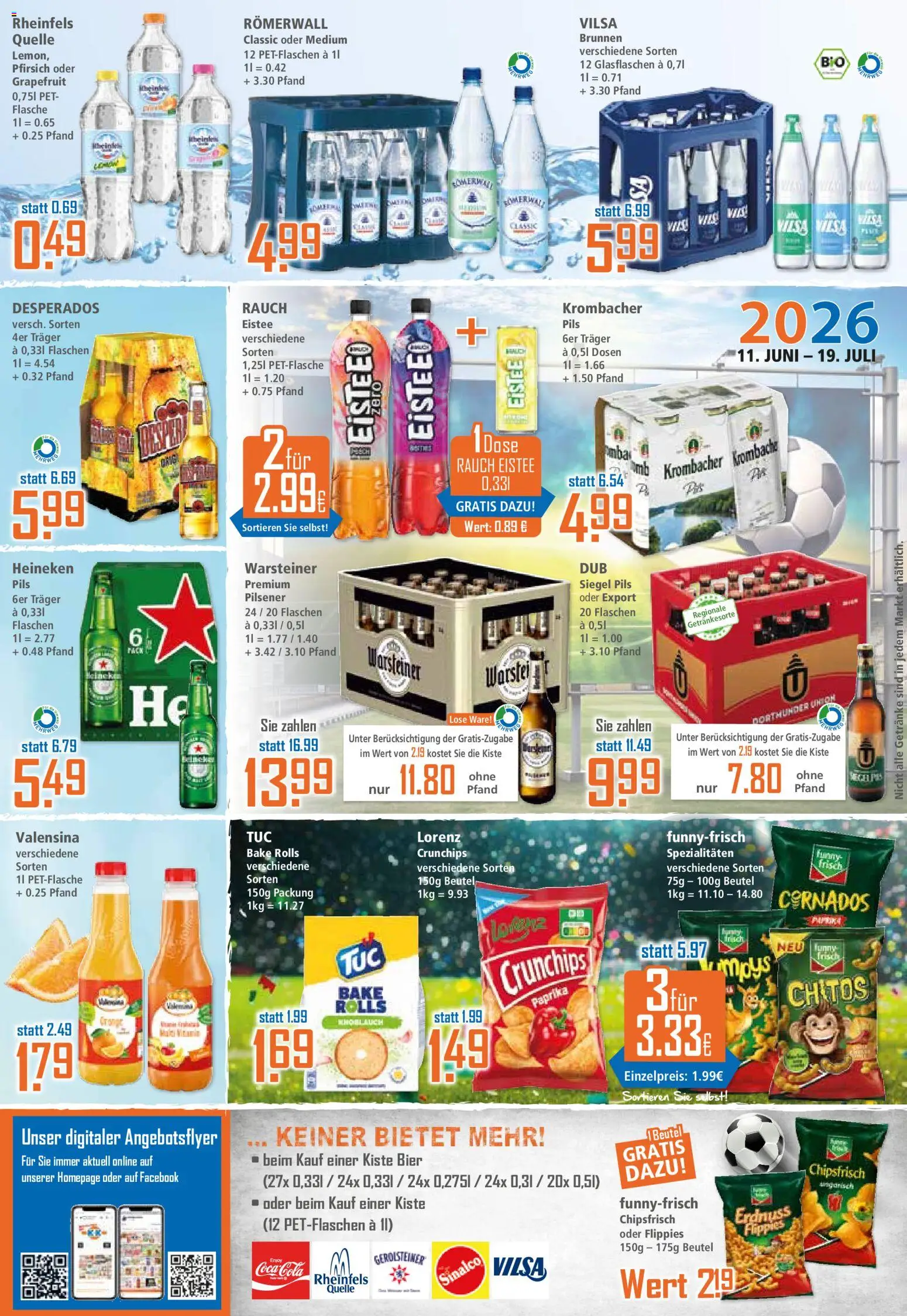 Klaas & Kock Prospekt – gültig ab 08.06.2026 | Seite: 12 | Produkte: Cola, Valensina, Warsteiner, Krombacher