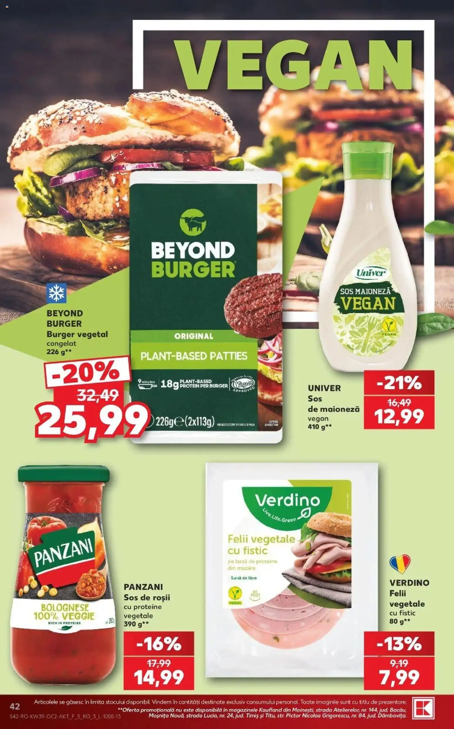 Kaufland Iași 23.09.2026 - Revista si Oferta | Pagină: 42 | Produse: Mazăre, Panzani, Roșii, Maioneză