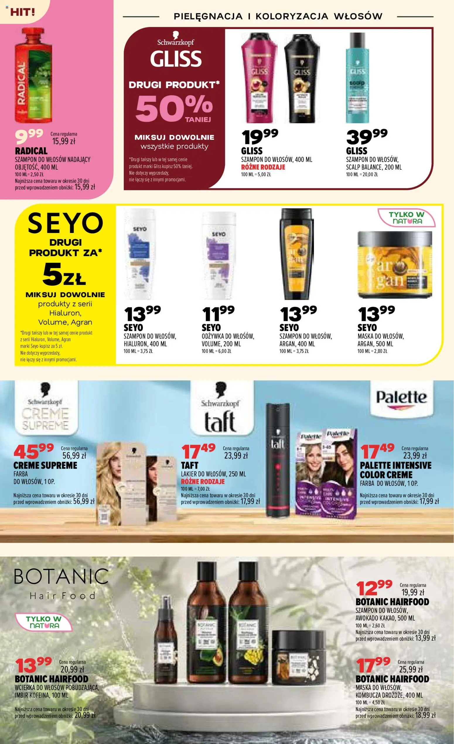 Drogerie Natura gazetka od 21.07.2026 | Strona: 14 | Produkty: Wcierka do włosów, Imbir, Szampon, Maska