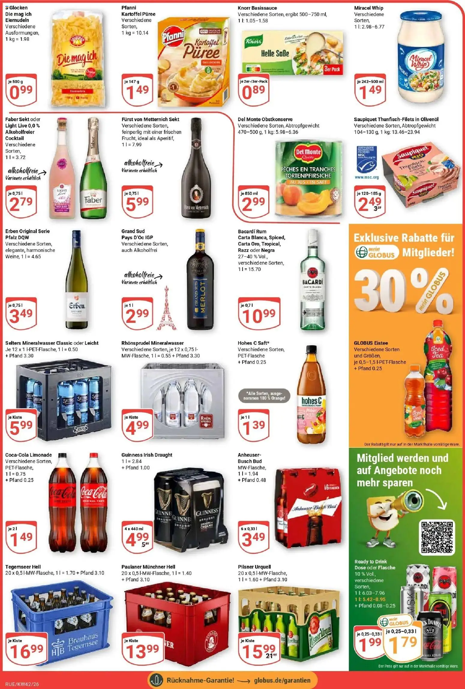 Globus Prospekt Rüsselsheim (ab 12.10.2026) » Angebote online | Seite: 4 | Produkte: Furst von metternich, Merlot, Grand sud, Hohes c