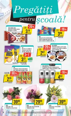 Ofertele Mega Image valabile de la 03.09.2026 | Pagină: 6 | Produse: Aplică, Prăjitură, Alune, Suc