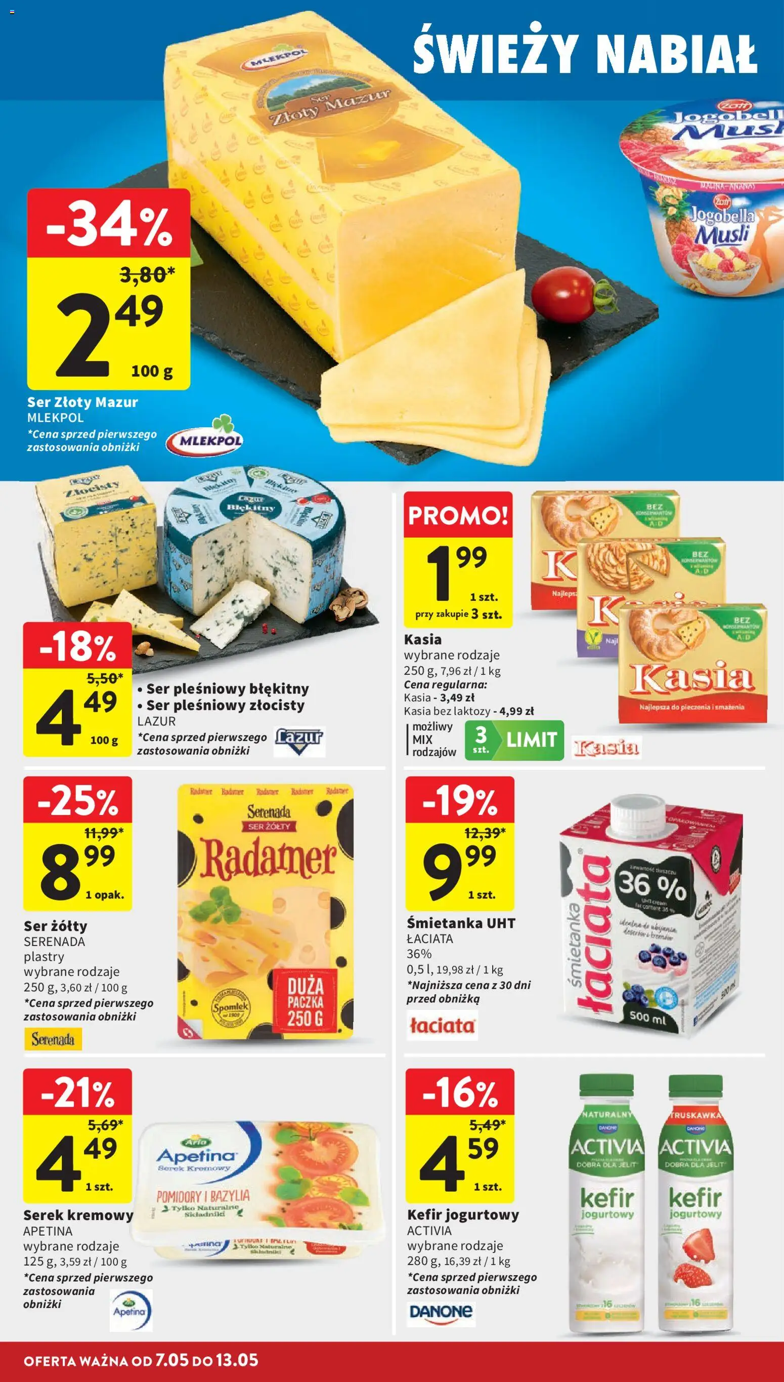 Intermarche gazetka od 07.05.2026 | Strona: 24 | Produkty: Ser pleśniowy, Bazylia, Ser, Pomidory