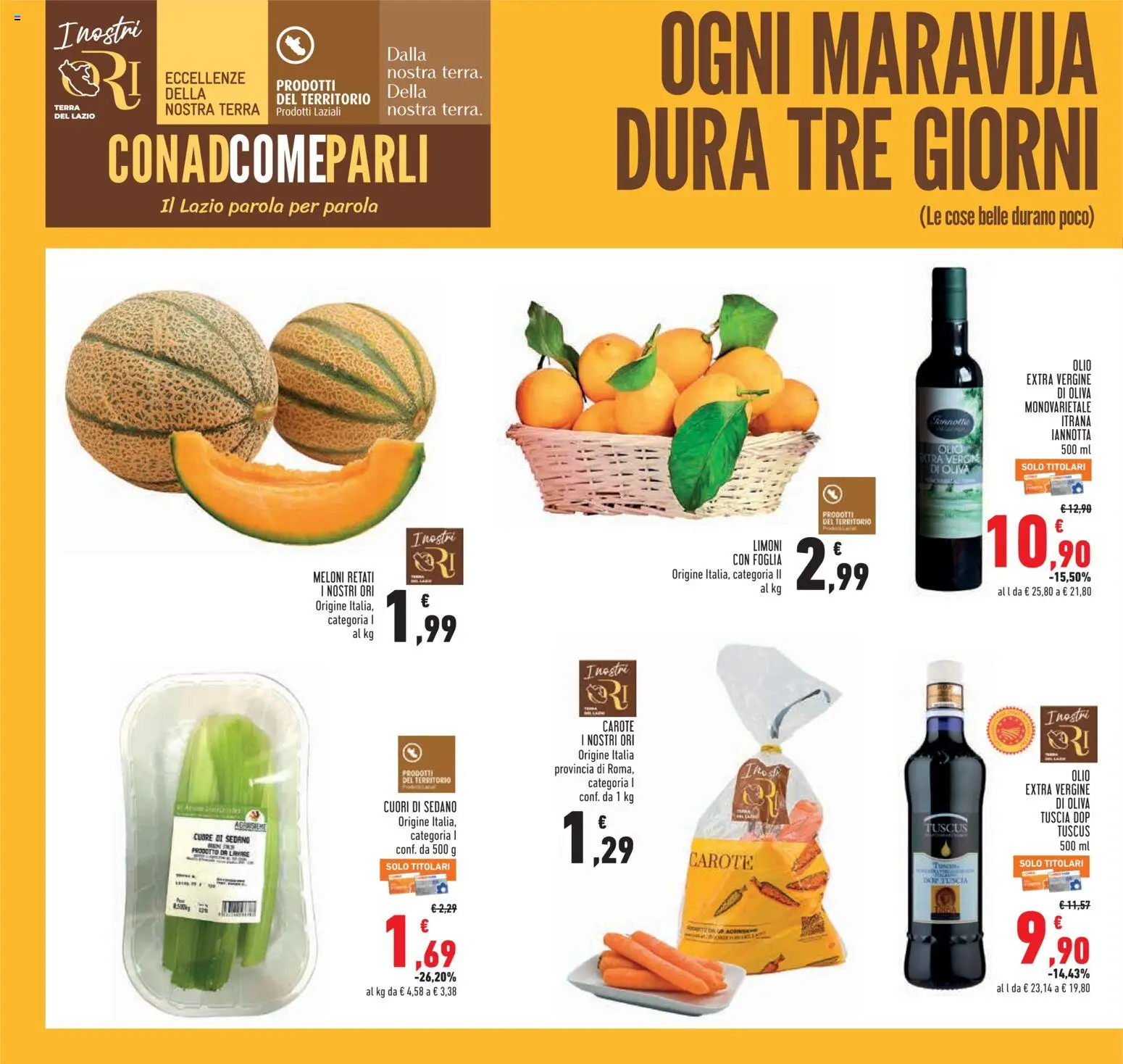 Volantino Conad del 17.06.2026 | Pagina: 2 | Prodotti: Carote, Sedano, Olive, Terra