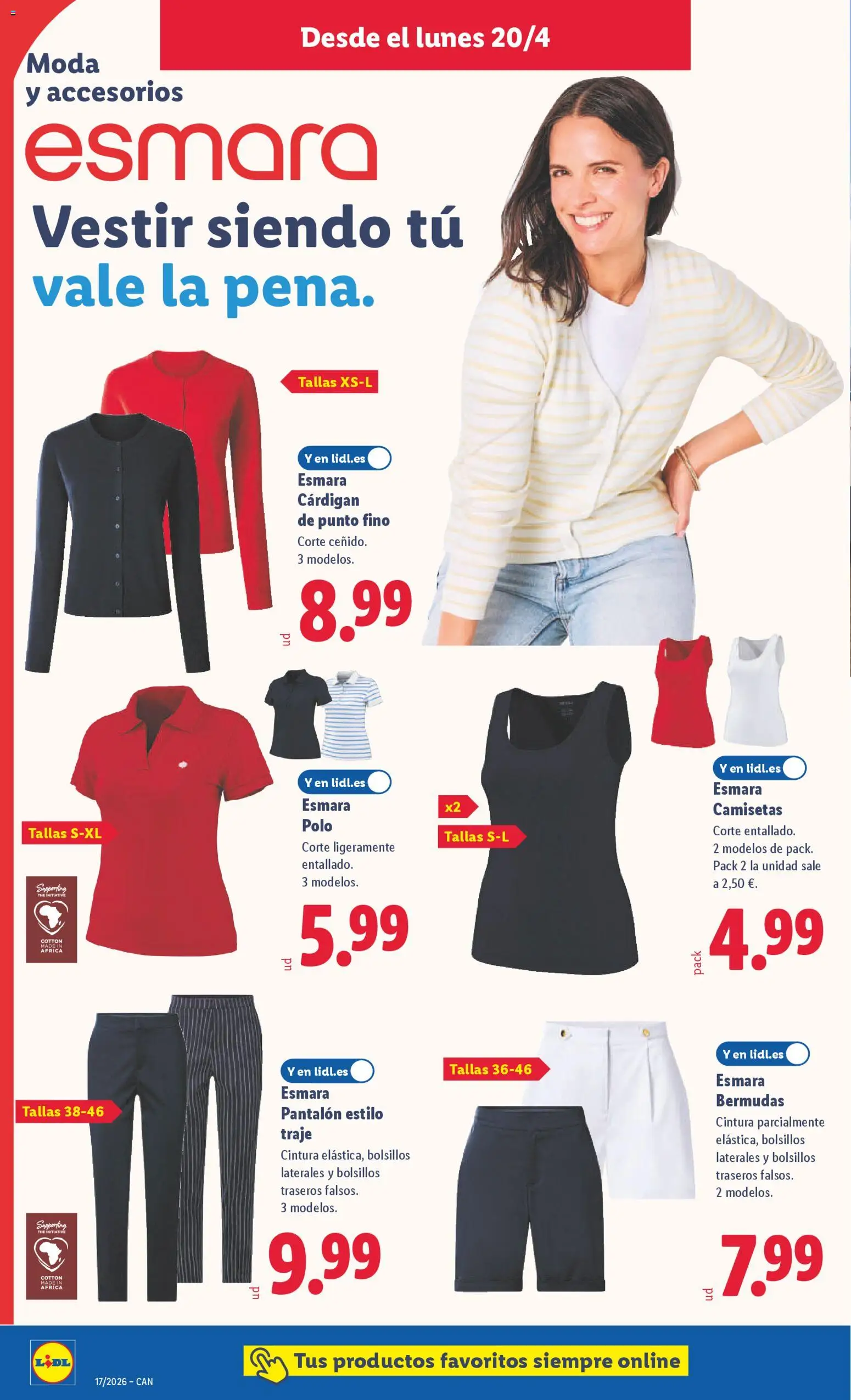 Lidl Canarias │ válido desde el 20.04.2026 | Página: 10 | Productos: Bermudas, Traje