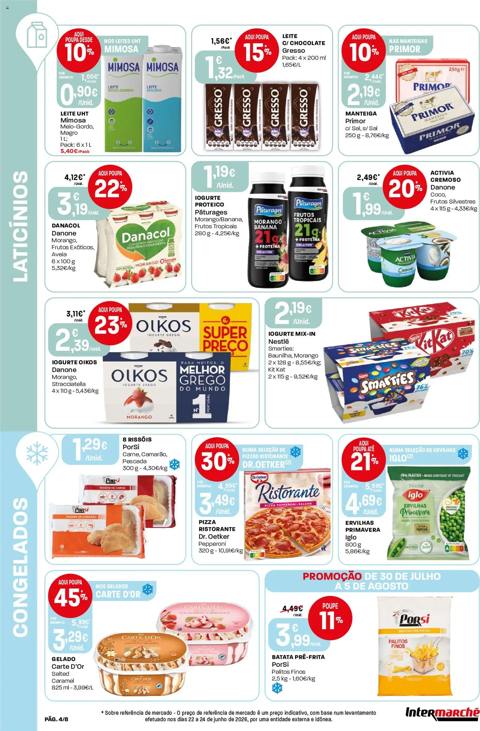 Intermarché Folheto Mini │ válido de 30/07/2026 | Página: 4 | Produtos: Aveia, Camarão, Sal, Chocolate