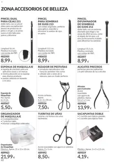 Vista previa ESPONJA DE MAQUILLAJE, esponja de precisión para una aplicación suave y sin marcas, • mínima absorción en la esponja para ahorrar producto, • puedes utilizarla en húmedo o en seco válido desde el 01/07/2026 | Página: 62