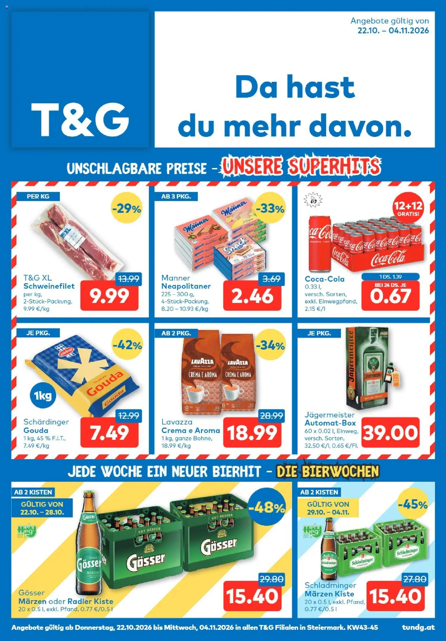 T&G Steiermark gültig ab 22.10.2026 | Seite: 1 | Produkte: Radler