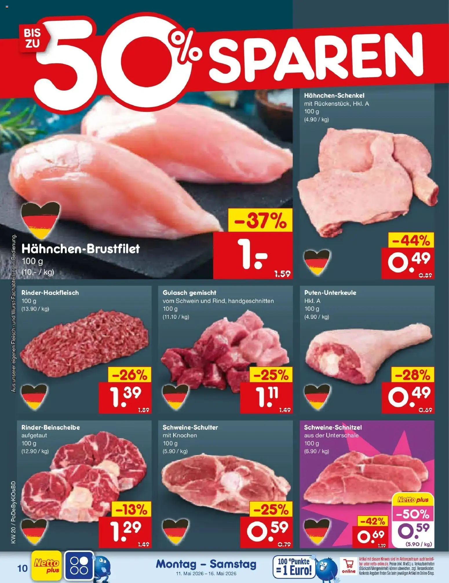 Netto Marken-Discount Prospekt Mistelbach	 (ab 10.05.2026) » Angebote | Seite: 11