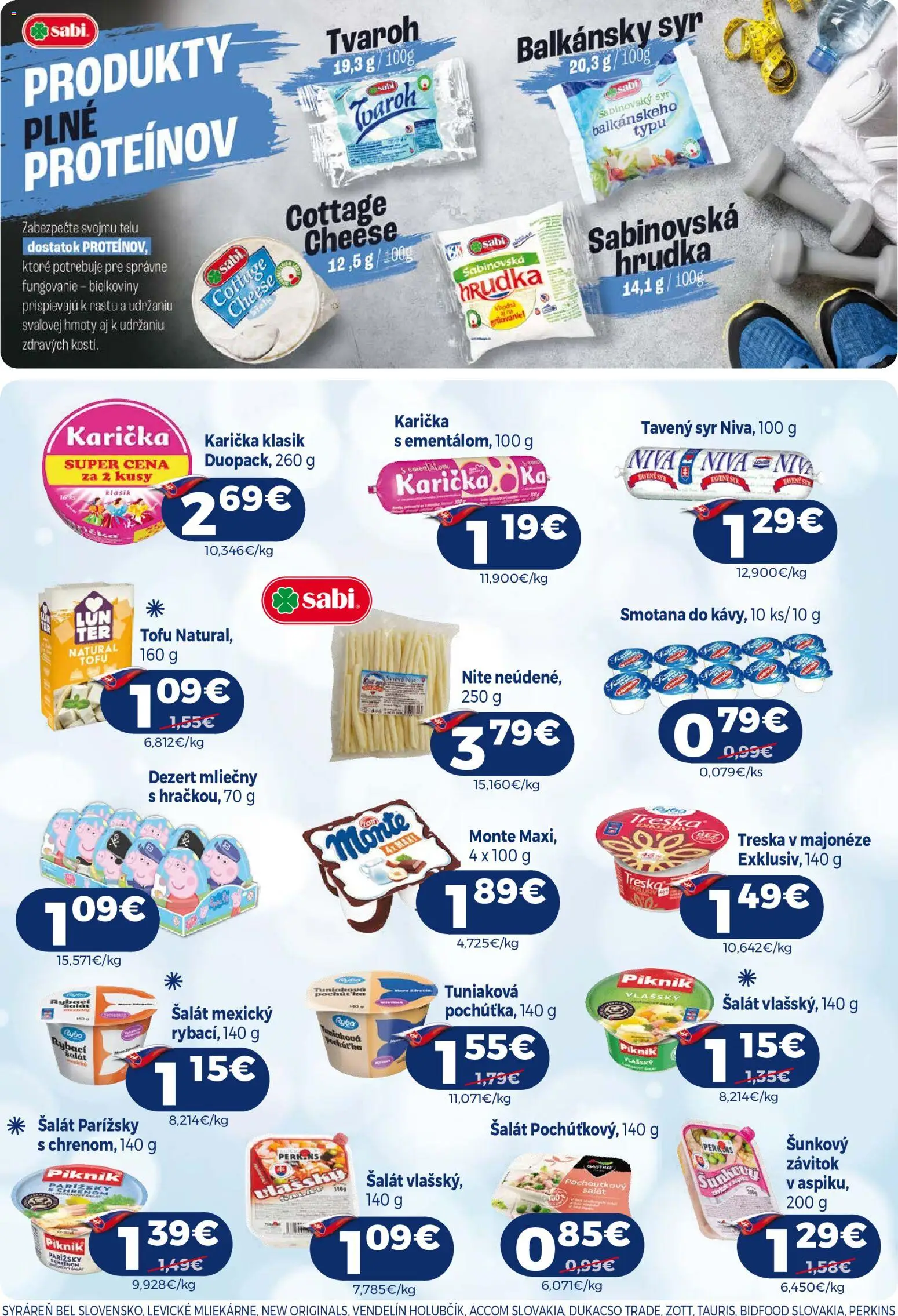 Nové Milk Agro akcie – leták je platný od 22.07.2026 | Strana: 6 | Produkty: Tofu, Tavený syr, Ryba, Dezert