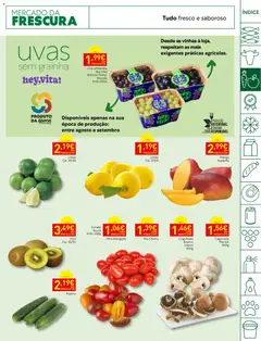 Pré-visualização Recheio folheto Madeira válido de 22/09/2026 | Página: 5 | Produtos: Pepino, Tomate, Kiwi, Uvas