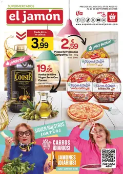 Vista previa Supermercados El Jamón folleto válido desde el 27/08/2026