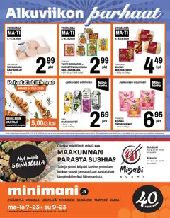 Minimani-mainoslehti voimassa 05/10/2026 alkaen