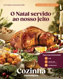 Pré-visualização Continente O Natal servido ao nosso jeito válido de 27/10/2026