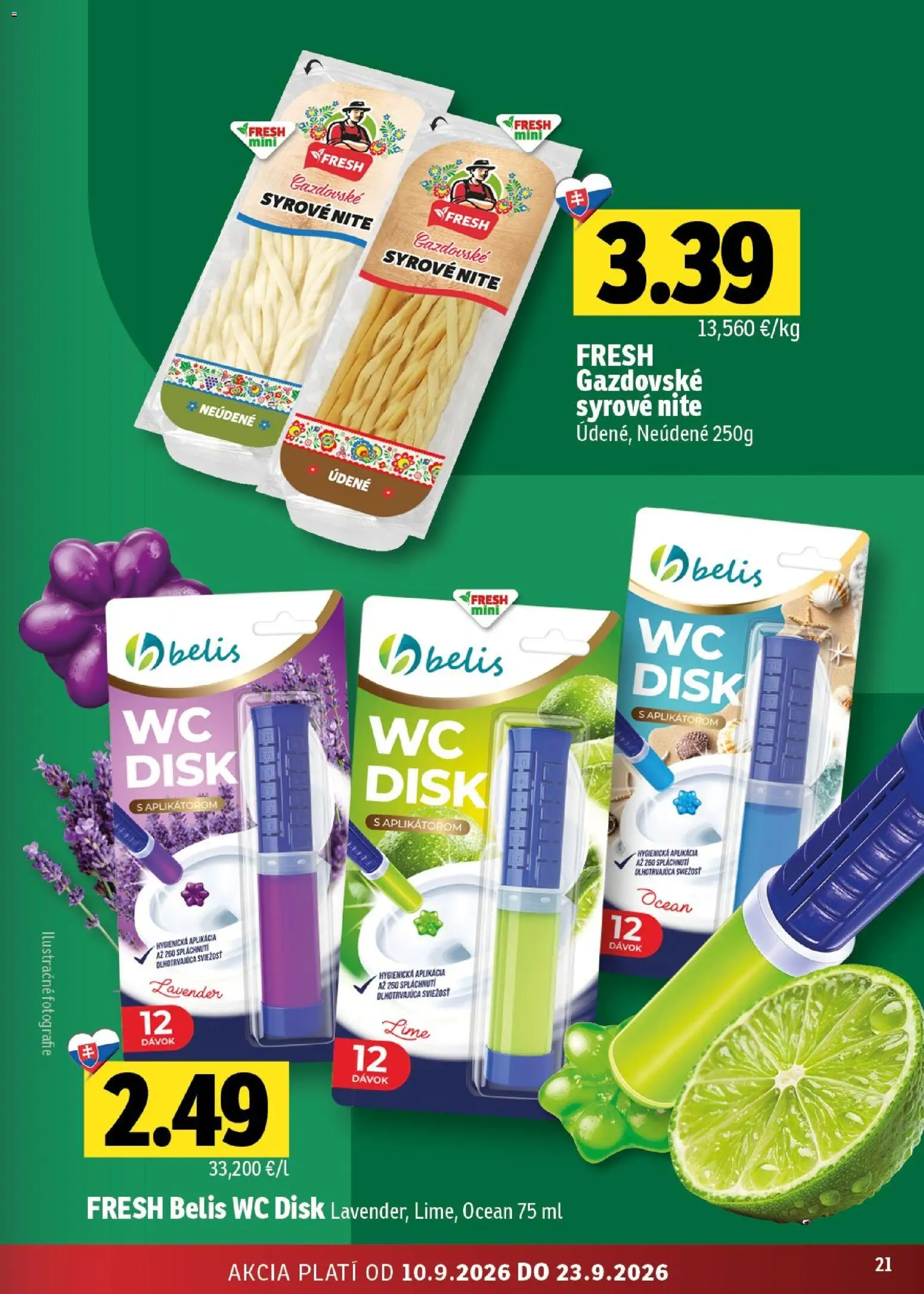 Nové Fresh akcie – leták je platný od 10.09.2026 | Strana: 21
