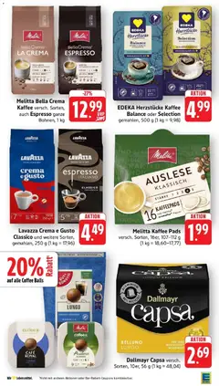 Edeka Prospekt Waldshut-Tiengen ab 28.09.2026 gültig | Seite: 24 | Produkte: Lavazza, Kaffeepads, Dallmayr, Dallmayr capsa