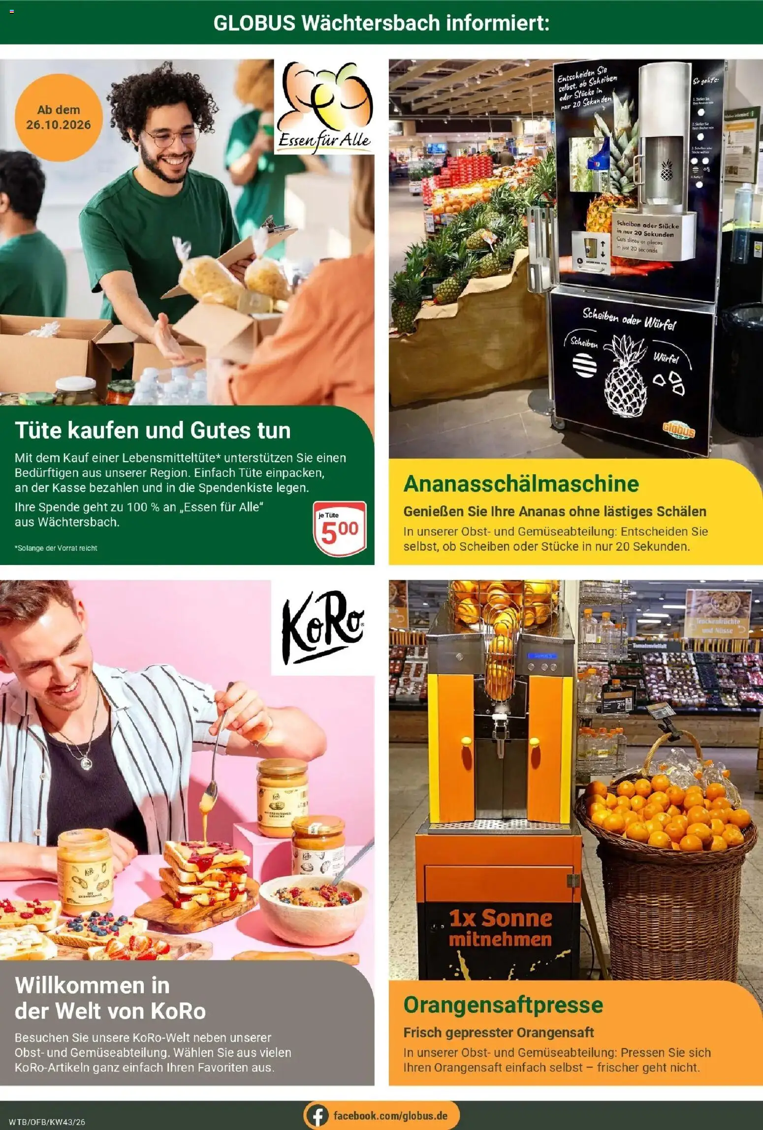 Globus Prospekt Wächtersbach (ab 19.10.2026) » Angebote online | Seite: 29 | Produkte: Ananas, Orangensaft, Trockenfrüchte, Nüsse