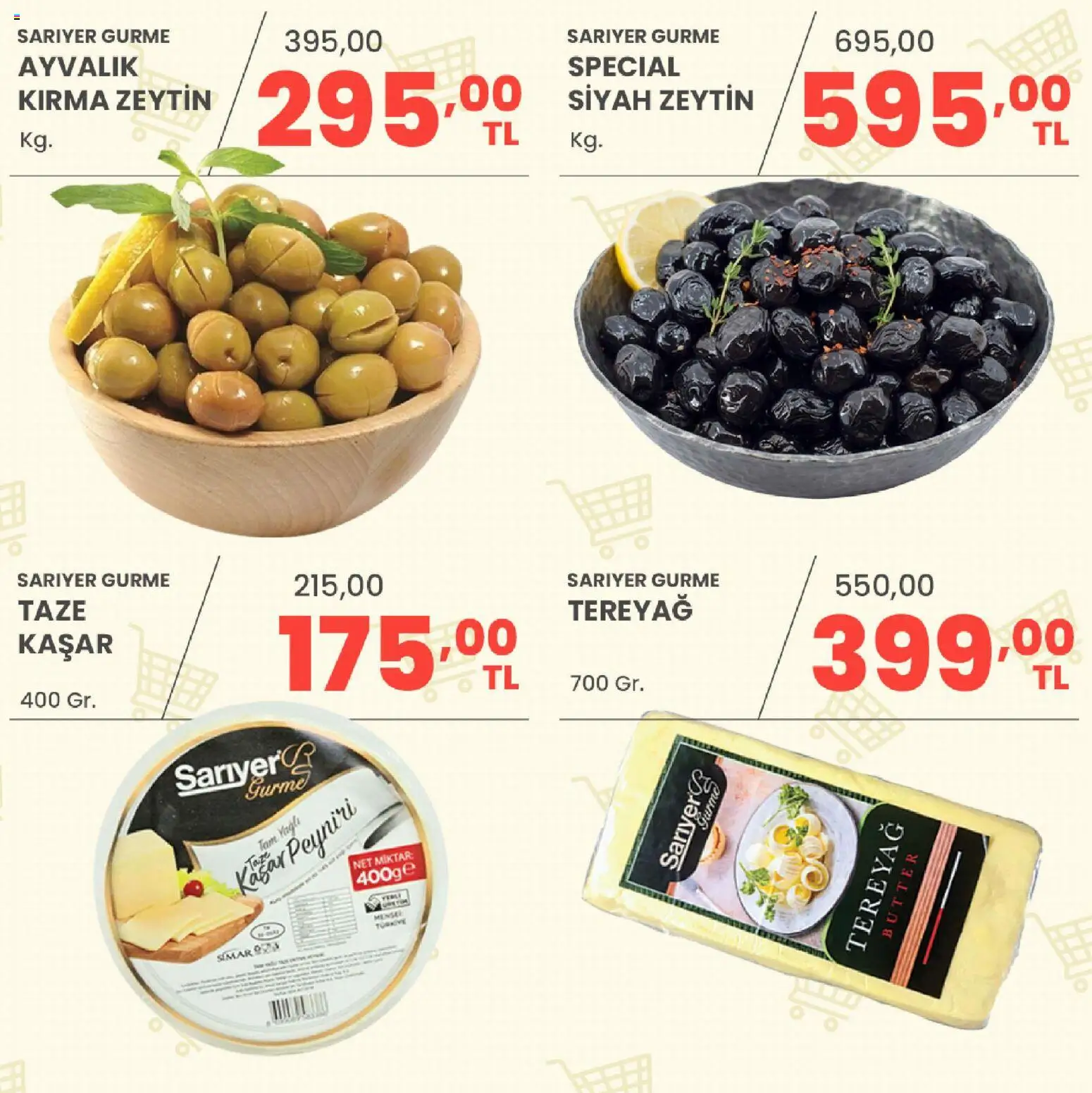 Sarıyer Katalog - 10 Temmuz 2026 tarihinden itibaren geçerlidir | Sayfa: 3 | Ürünler: Zeytin
