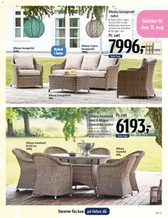 Føtex - Udendørs liv gyldig fra 13.03.2026 | Side: 11 | Produkter: Bord, Havestole, Loungesæt