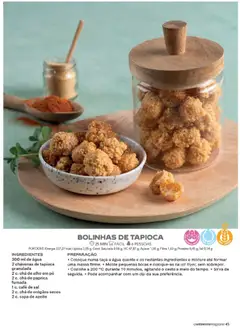Pré-visualização BOLINHAS DE TAPIOCA, Tapioca balls recipe. válido de 19.05.2026 | Página: 20 | Produtos: Azeite, Chávenas, Chá, Açúcar