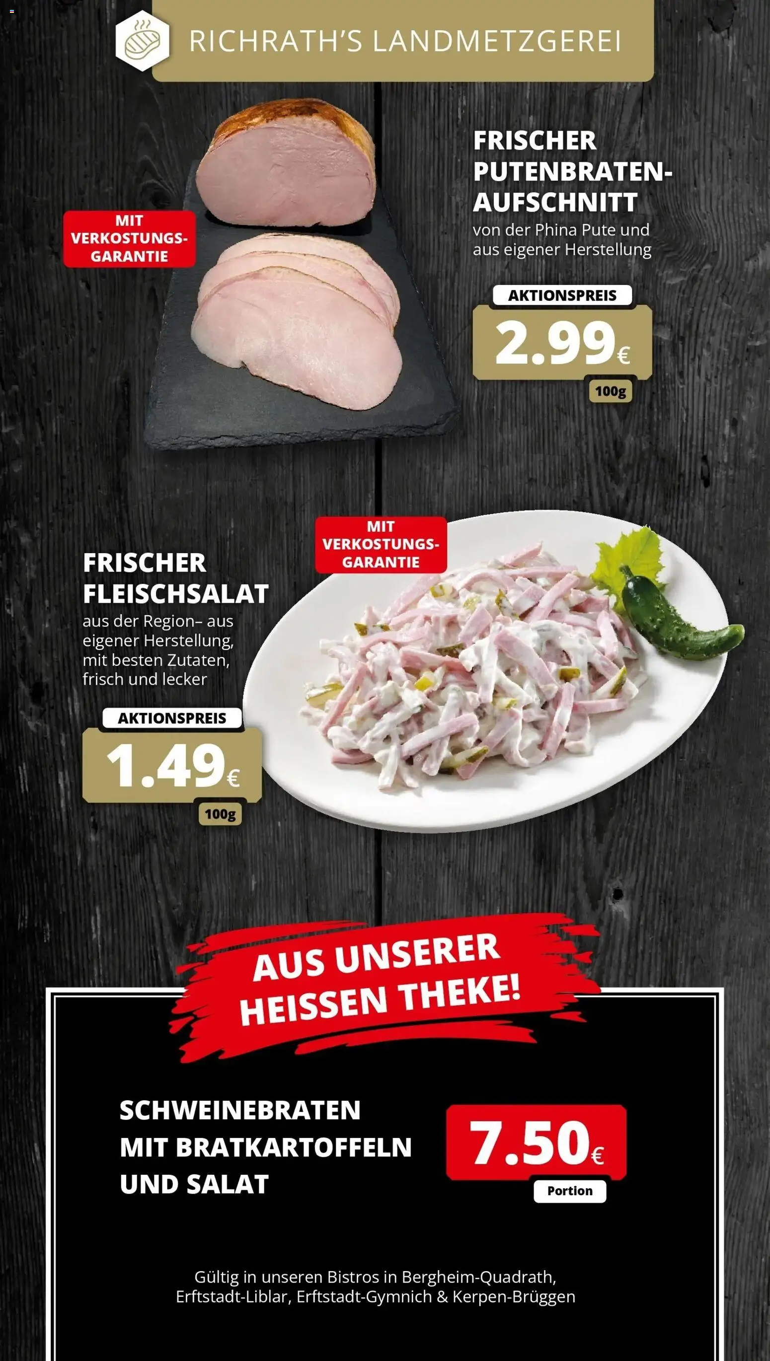 REWE Prospekt ab 05.10.2026 zum Blättern » Angebote | Seite: 14 | Produkte: Pute, Theke, Salat