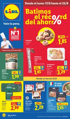 Vista previa Lidl folleto válido desde el 17/08/2026
