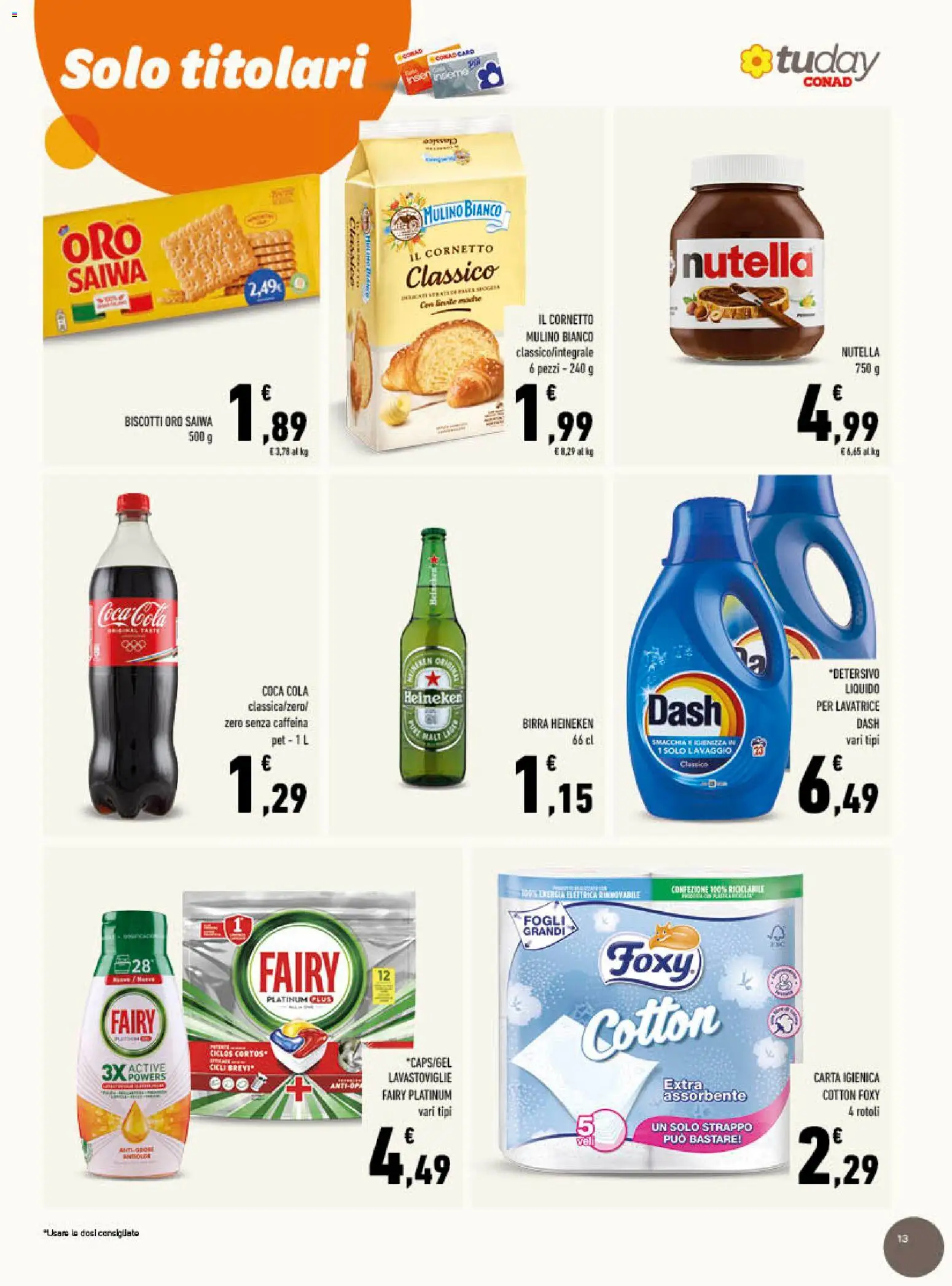Volantino Conad del 07/10/2026 | Pagina: 13
