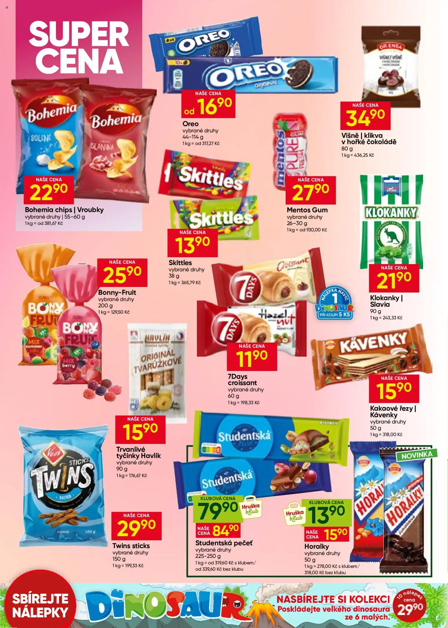 Hruška leták od 12.08.2026 | Strana: 8 | Produkty: Tyčinky, Horalky, Slanina, Bohemia chips