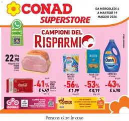 Anteprima del volantino Conad - Campioni del risparmio valido a partire dal 05.05.2026