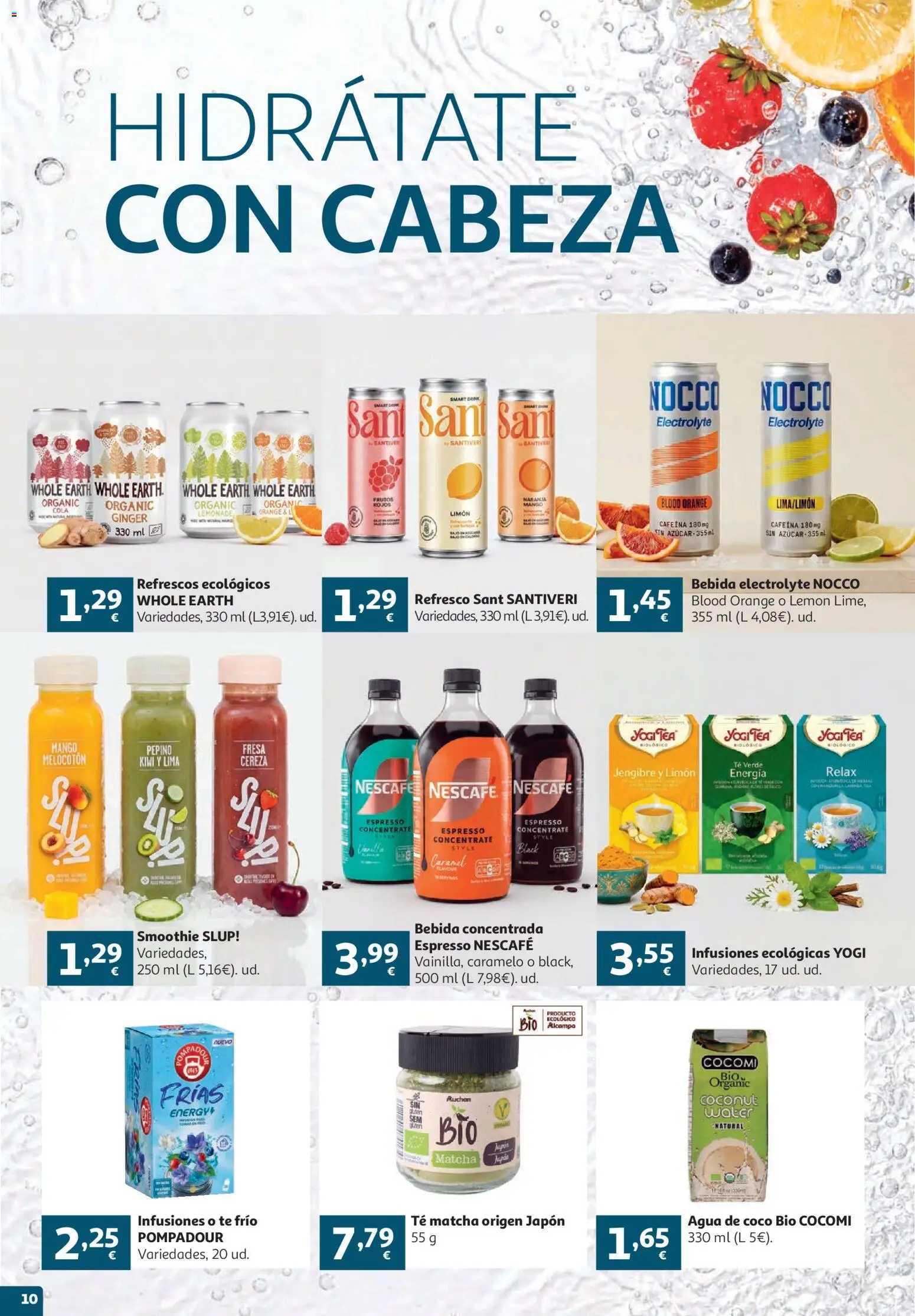 Alcampo - HG Unico │ válido desde el 16.06.2026 | Página: 10 | Productos: Lima, Kiwi, Té, Ρούτερ