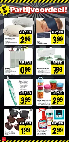 Vomar folder - Voorbeeld van een folder van Vomar, geldig van 10.05.2026 | Pagina: 34 | Producten: Slaapmasker, Waterfles, Autós kompresszor