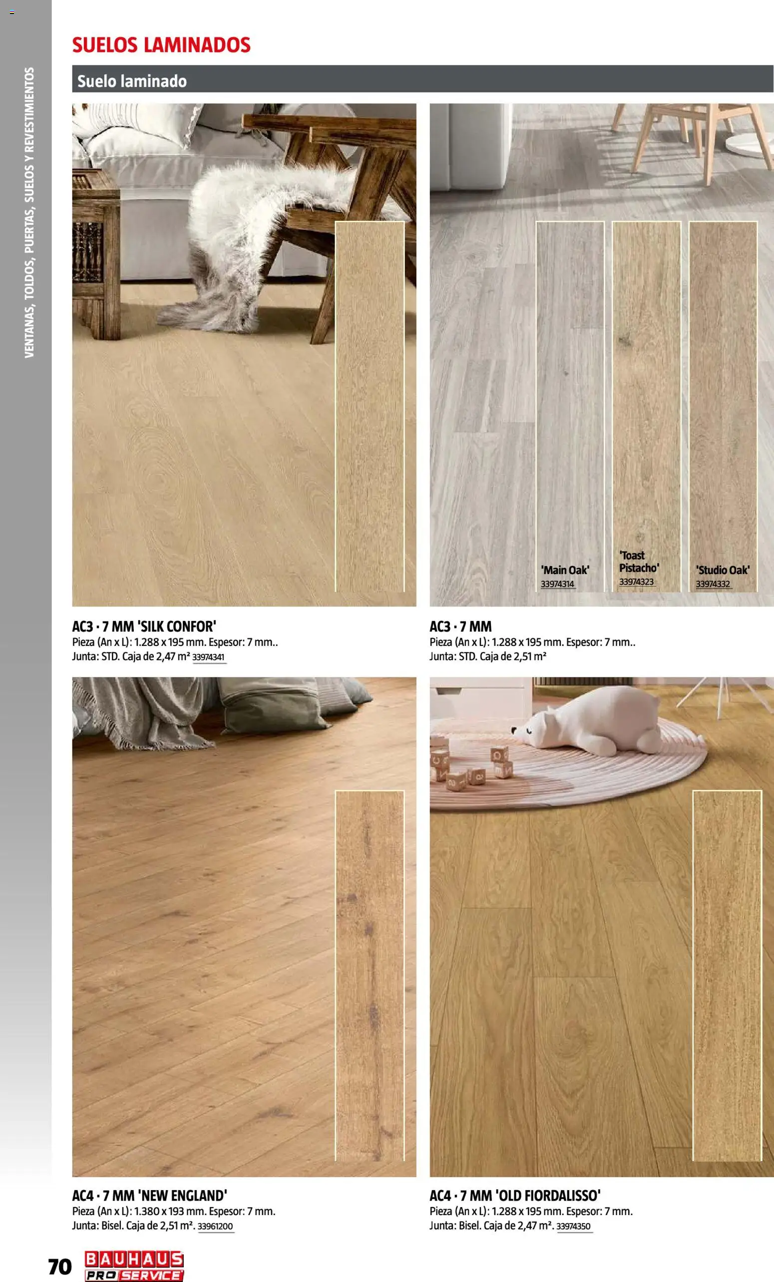 Bauhaus ProService │ válido desde el 11/05/2026 | Página: 70 | Productos: Suelo laminado, Caja