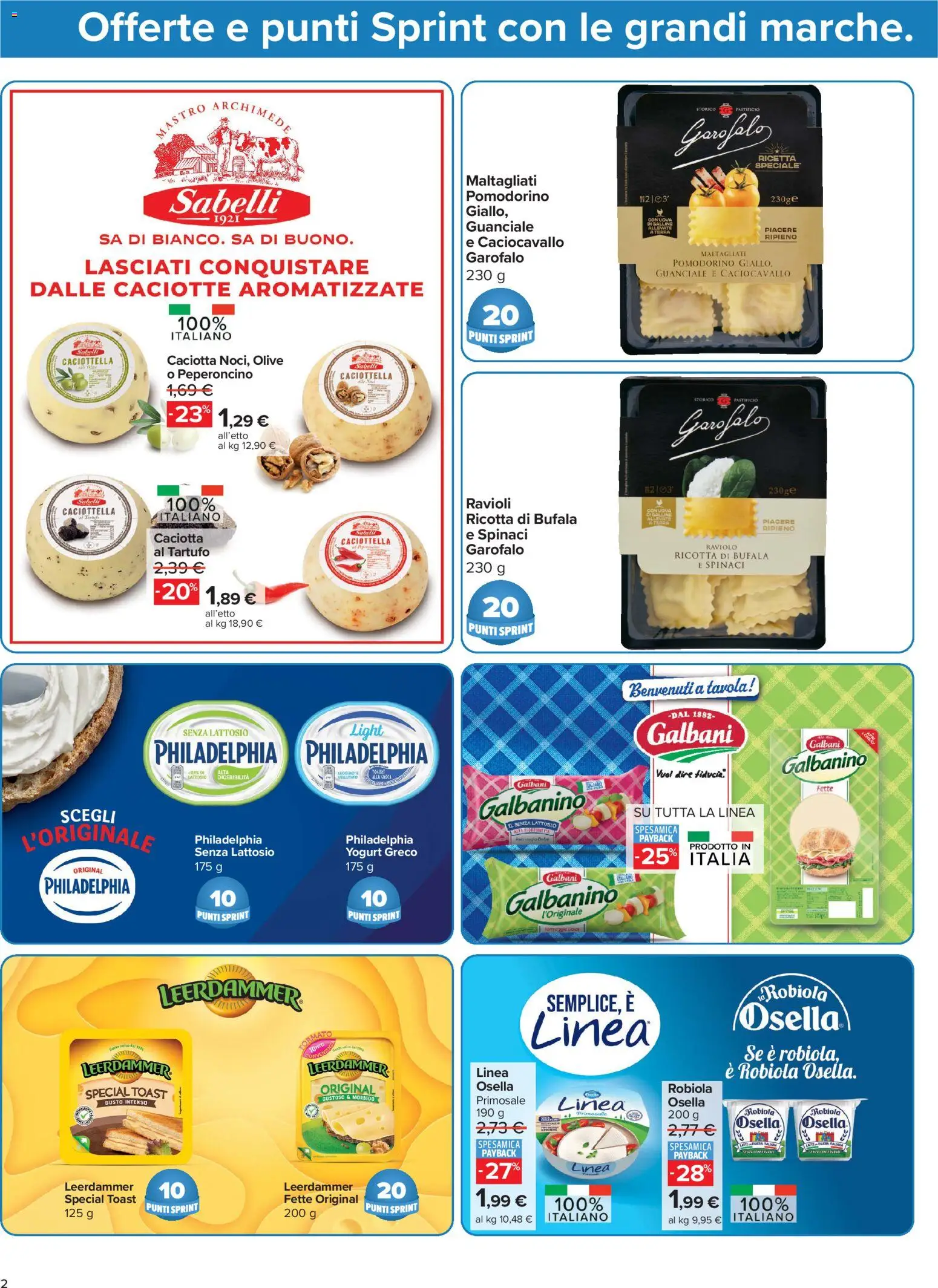 Volantino Carrefour del 20/08/2026 | Pagina: 2 | Prodotti: Garofalo, Peperoncino, Spinaci, Guanciale