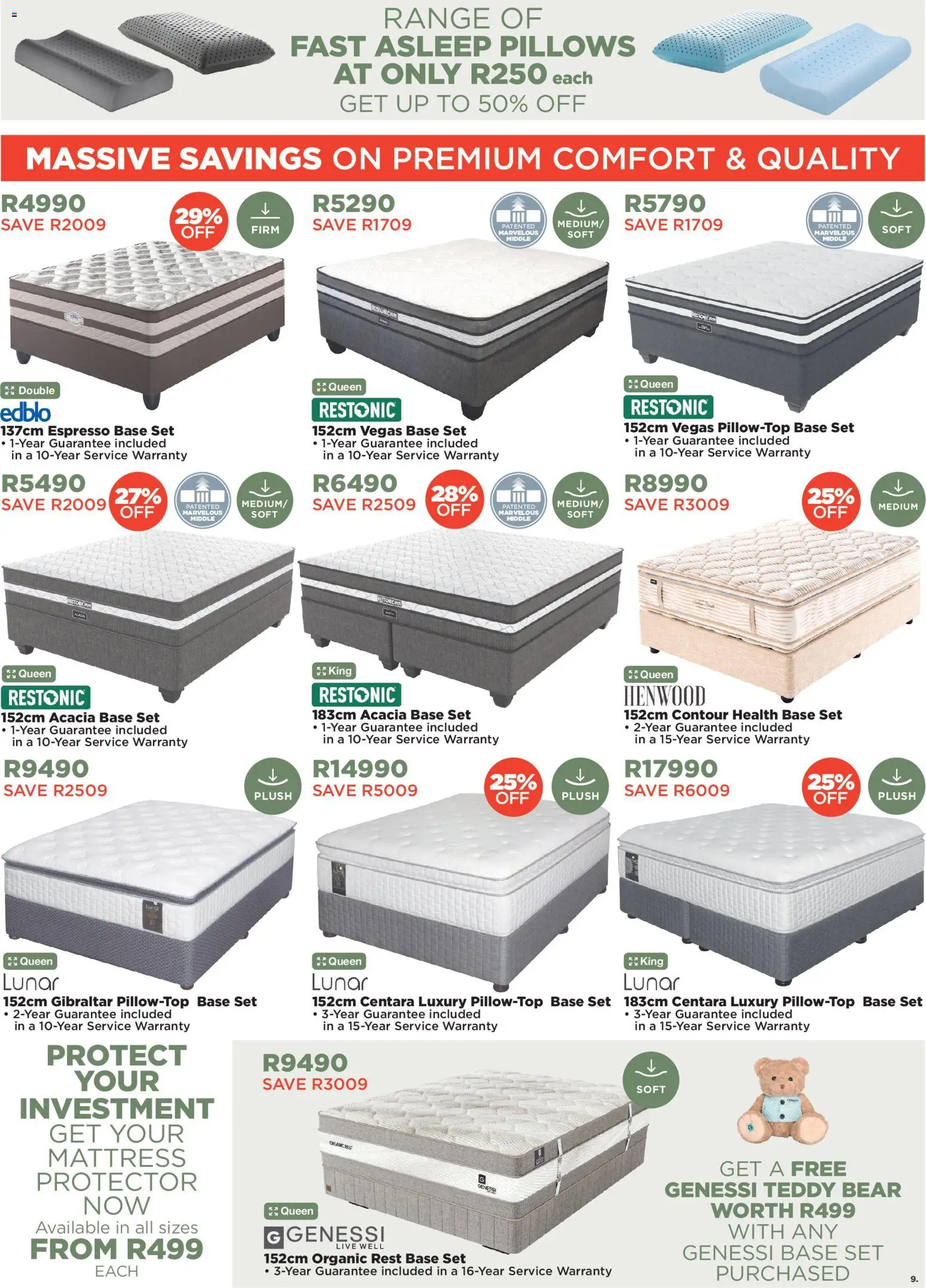 New House and Home catalogue – valid from 22/07/2026 | Page: 9 | Products: Teddy, Mattress