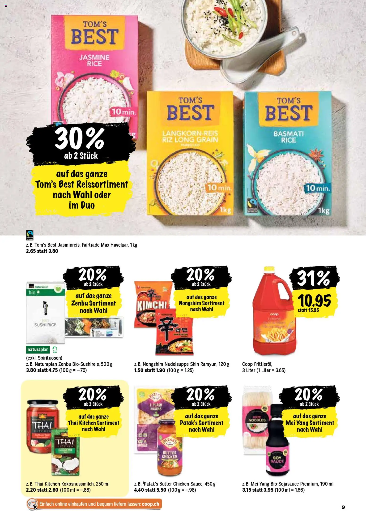 Coop aktionen – gültig ab 09.04.2026 | Seite: 9 | Produkte: Butter, Harddisk