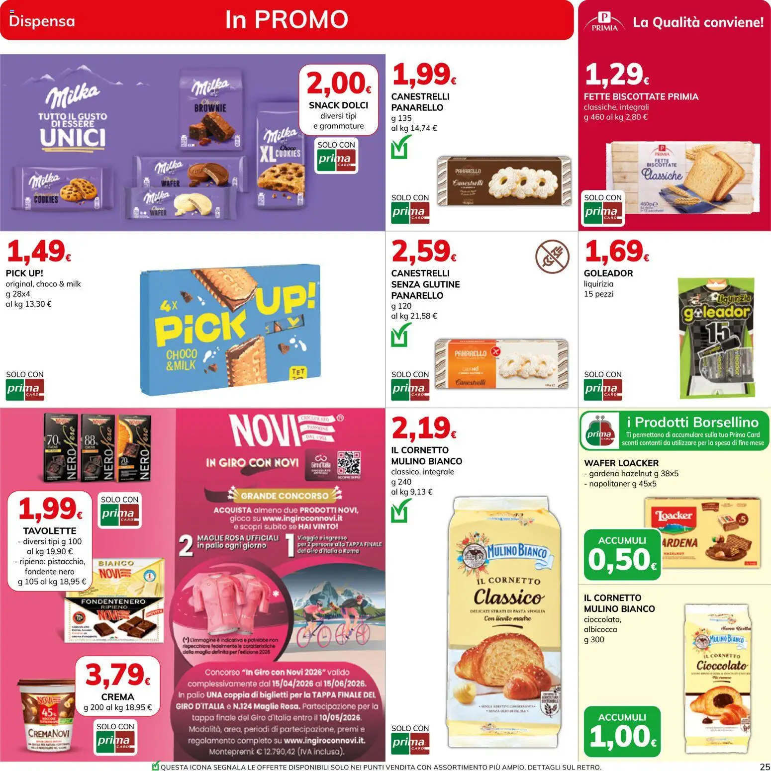 Volantino Basko del 19.05.2026 | Pagina: 25 | Prodotti: Cornetto, Pasta sfoglia, Fette biscottate, Canestrelli