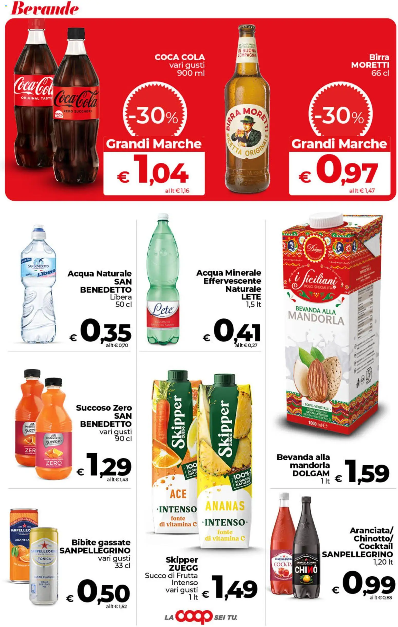 Volantino COOP del 18.06.2026 | Pagina: 31 | Prodotti: Succo, Bibite, Succo di frutta, Coca Cola