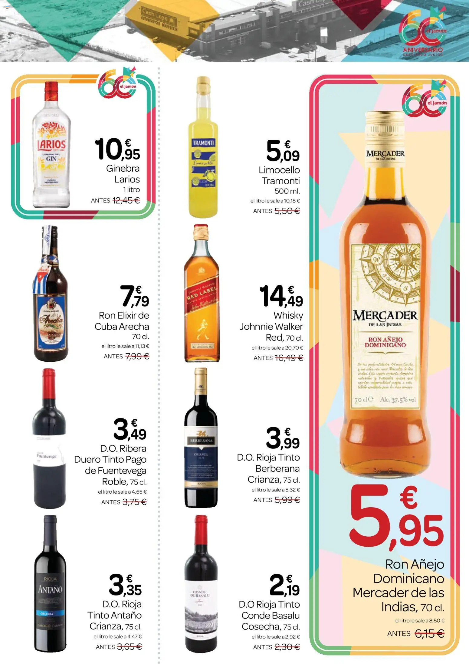 Supermercados El Jamón folleto │ válido desde el 28.05.2026 | Página: 9 | Productos: Ron, Ginebra, Whisky