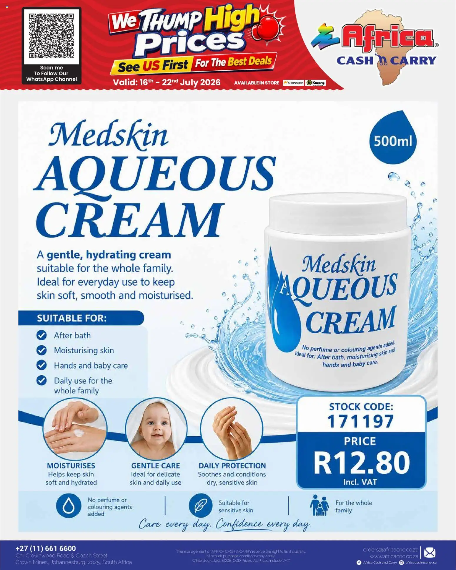New Africa Cash & Carry catalogue – valid from 16/07/2026 | Page: 61 | Products: Bath, Perfume, Cream, Stock