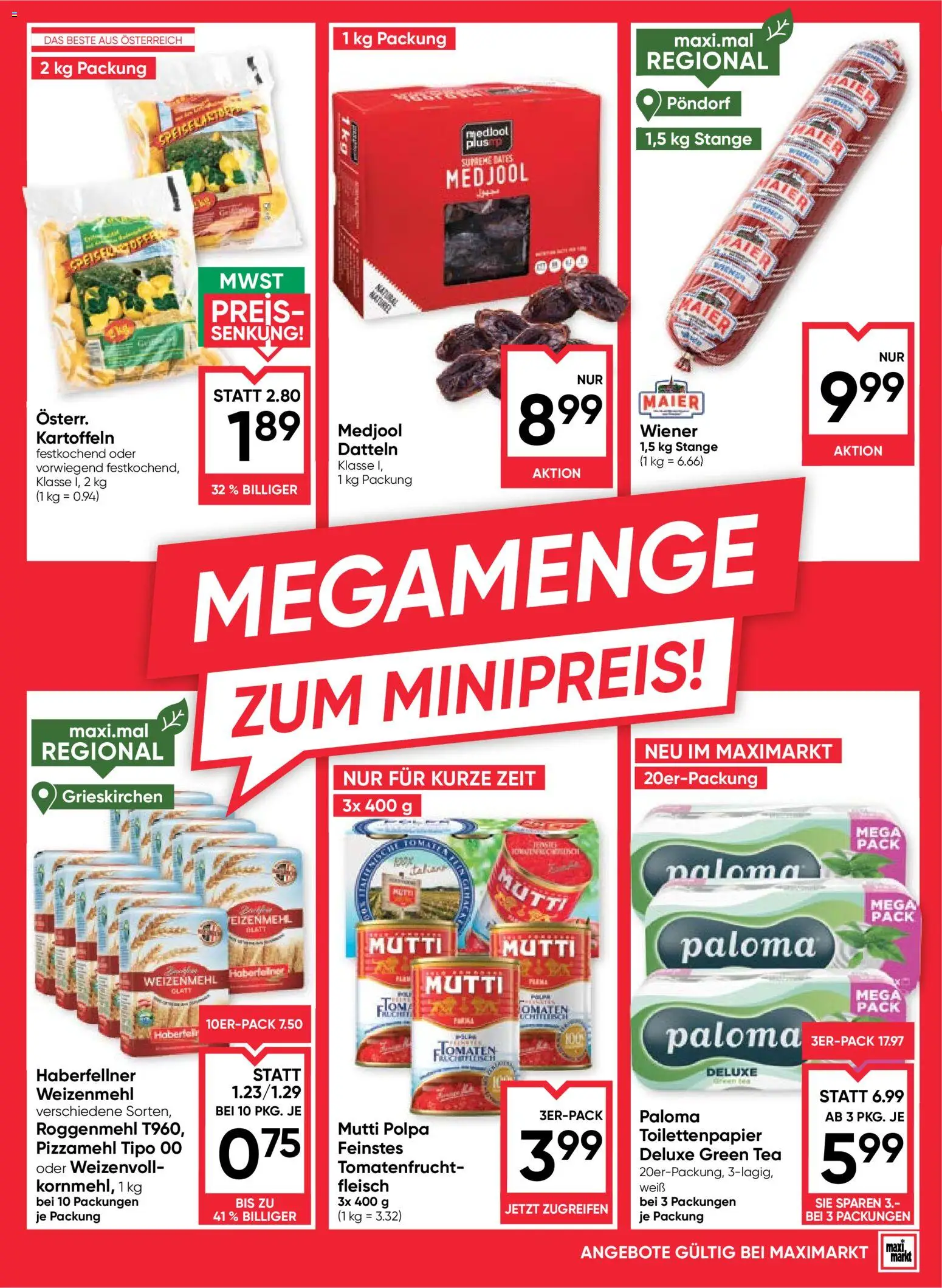 Maximarkt Flugblatt gültig ab 24.09.2026 | Seite: 15 | Produkte: Kartoffeln