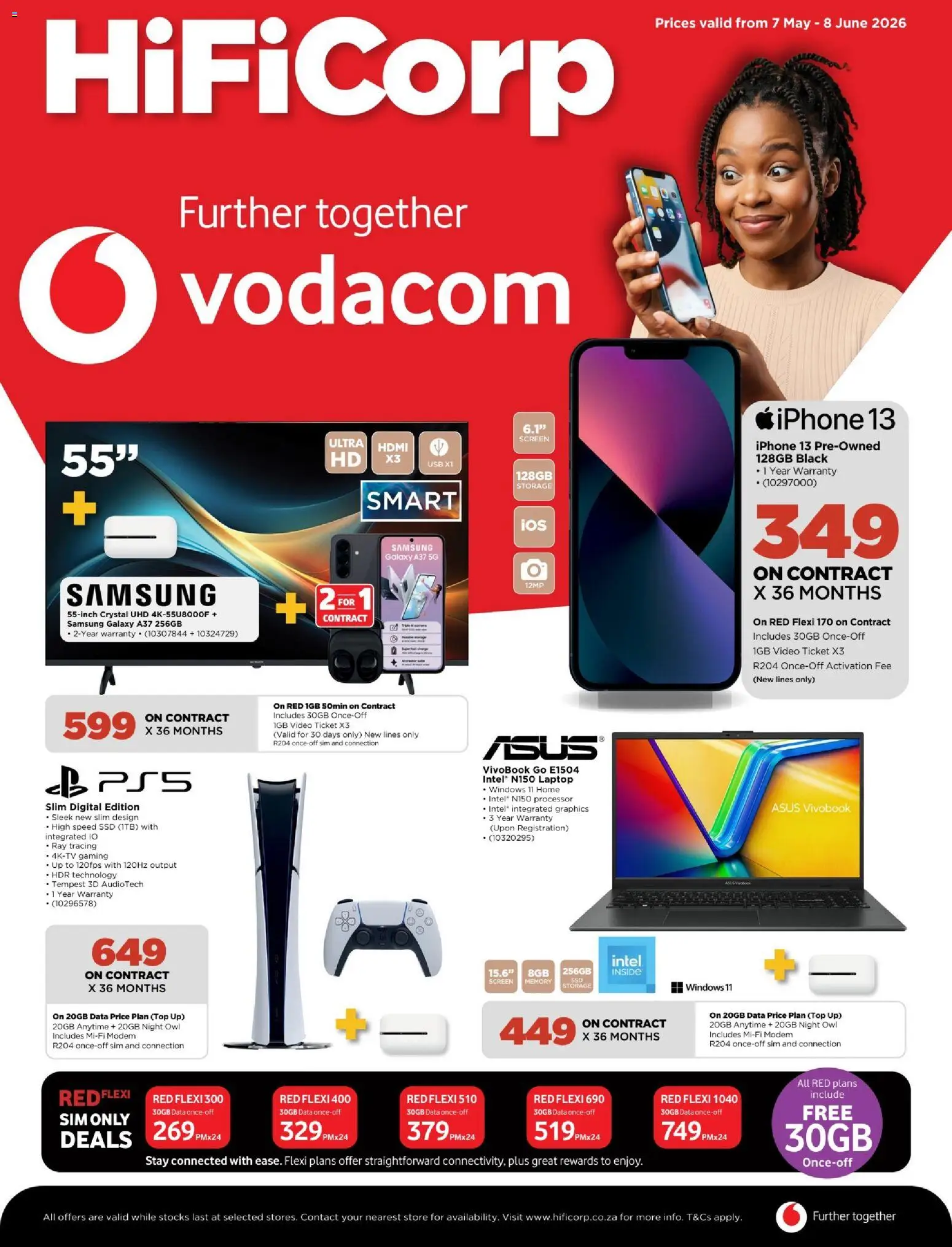 New HiFi Corp catalogue – valid from 07.05.2026 | Page: 1 | Products: Data, Sim, USB, Laptop