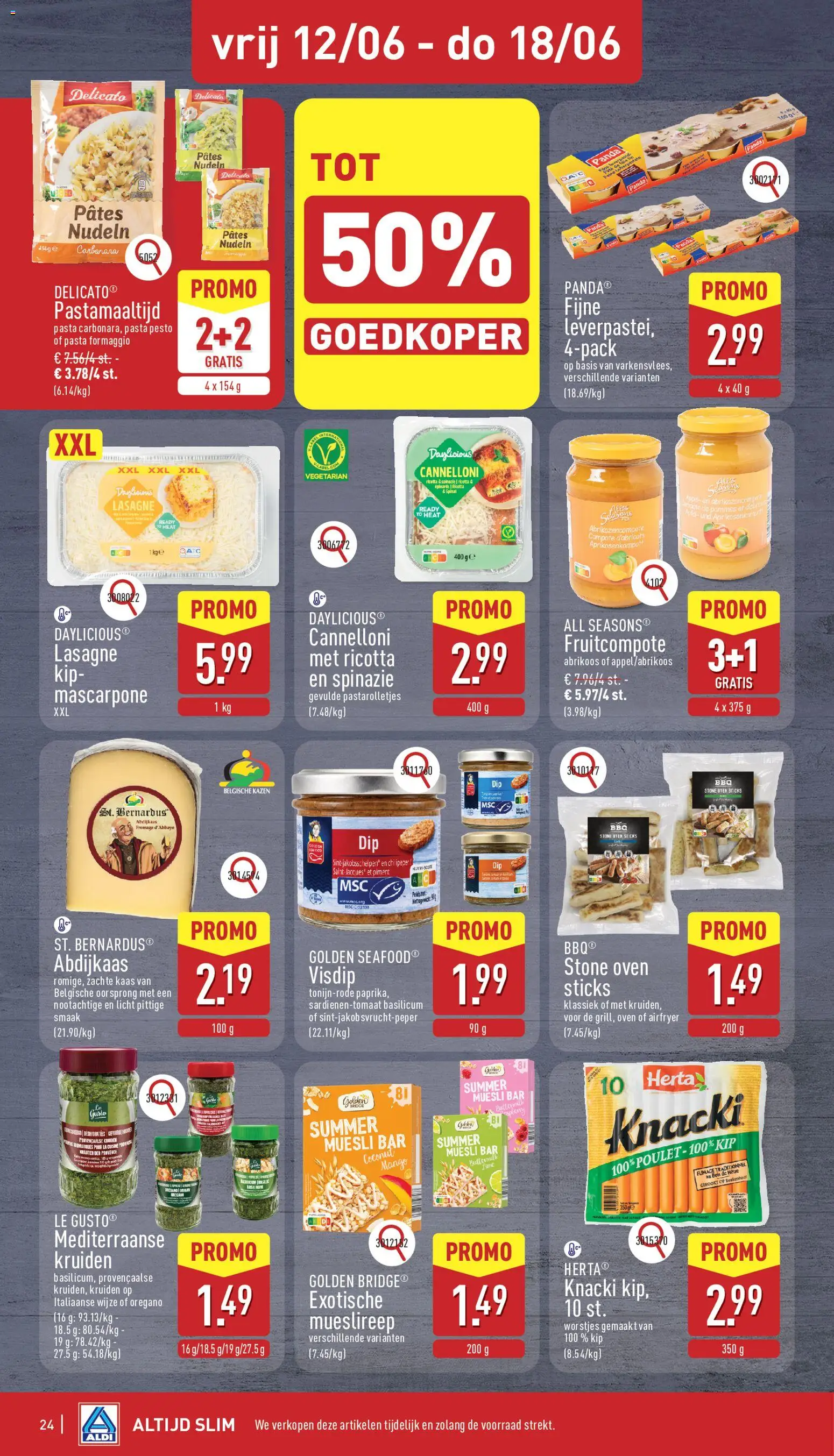 {H1} | Pagina: 24 | Producten: Pasta, La, Mango, Spinazie