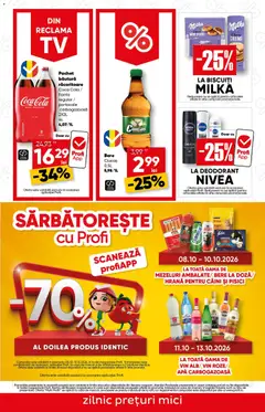 Ofertele Profi valabile de la 08.10.2026 | Pagină: 3 | Produse: Ursus, Coca cola, Deodorant, Aqua