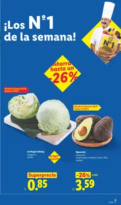 Vista previa Limón malla, Limón malla. Origen: Argentina / Sudáfrica. 1 kg válido desde el 14/09/2026 | Página: 3 | Productos: Fruta, Limón, Puerro