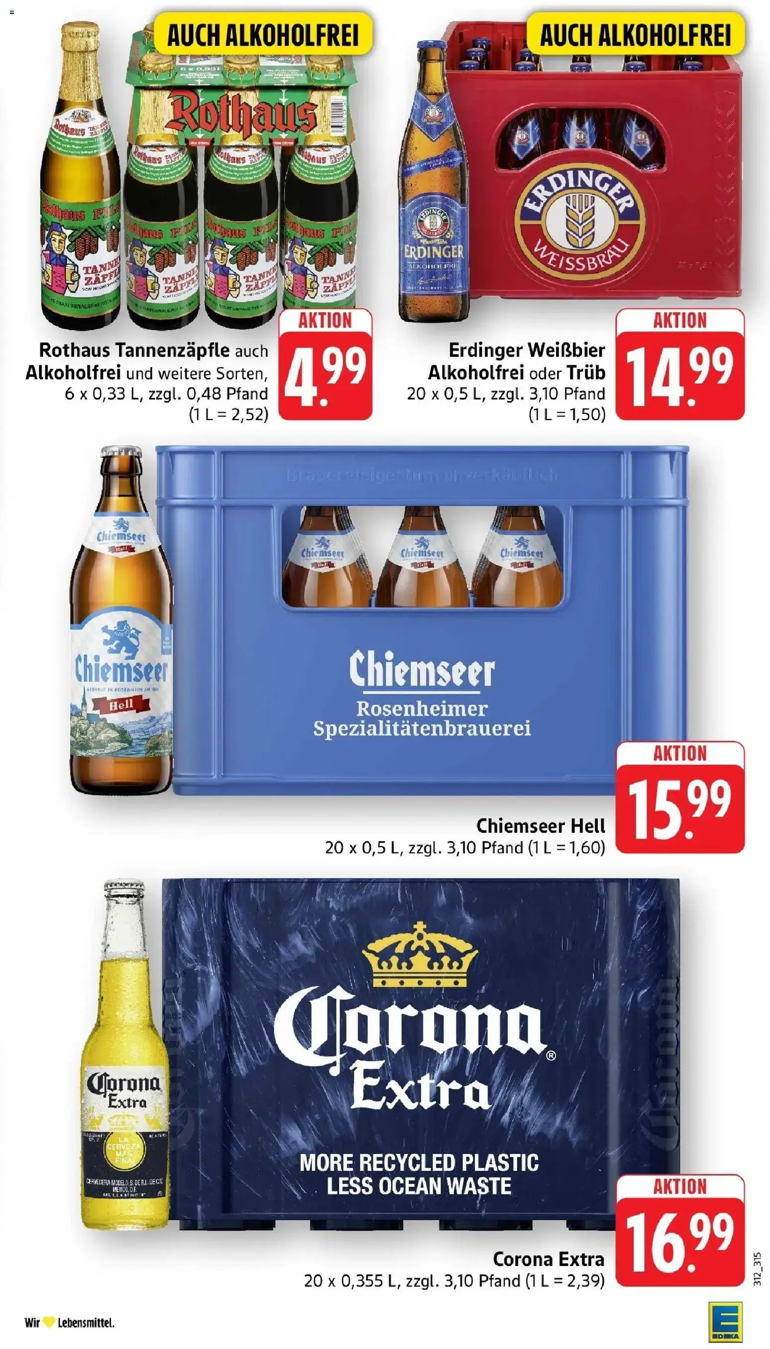 Edeka prospekt Ettenheim – gültig ab 08.06.2026 | Seite: 37 | Produkte: Erdinger, Weißbier