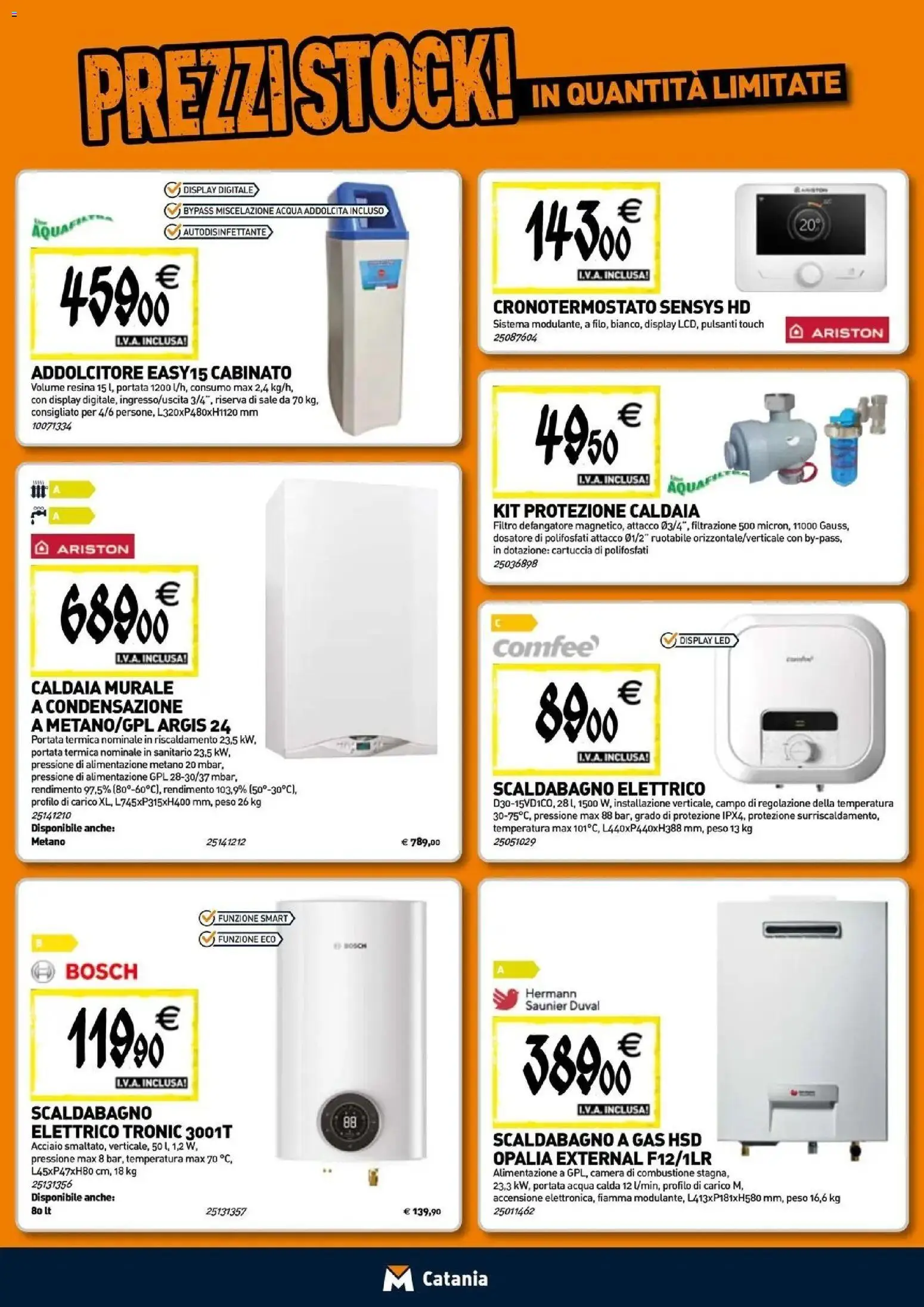 Nuovo TECNOMAT - Straordinari prezzi stock! dal 24/09/2026 > offerte anteprima 🛍️ | Pagina: 7 | Prodotti: Scaldabagno, Caldaia, Acqua, Sale