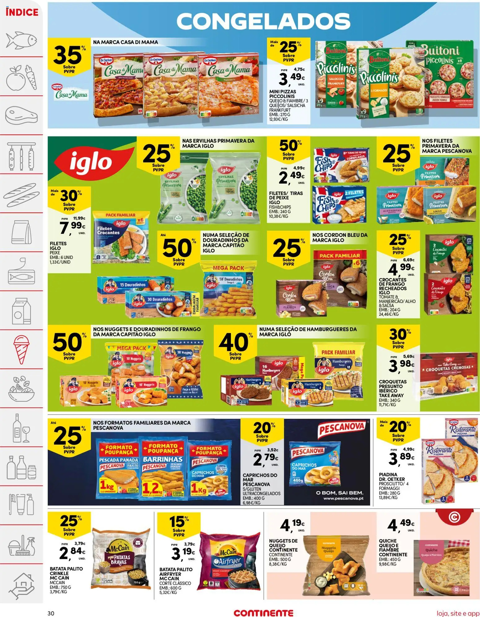 Continente folheto │ válido de 19.05.2026 | Página: 30 | Produtos: Pescada, Peixe, Tomate, Pá